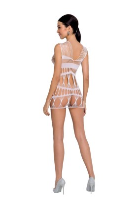 Mrežasta haljina white BS089-2